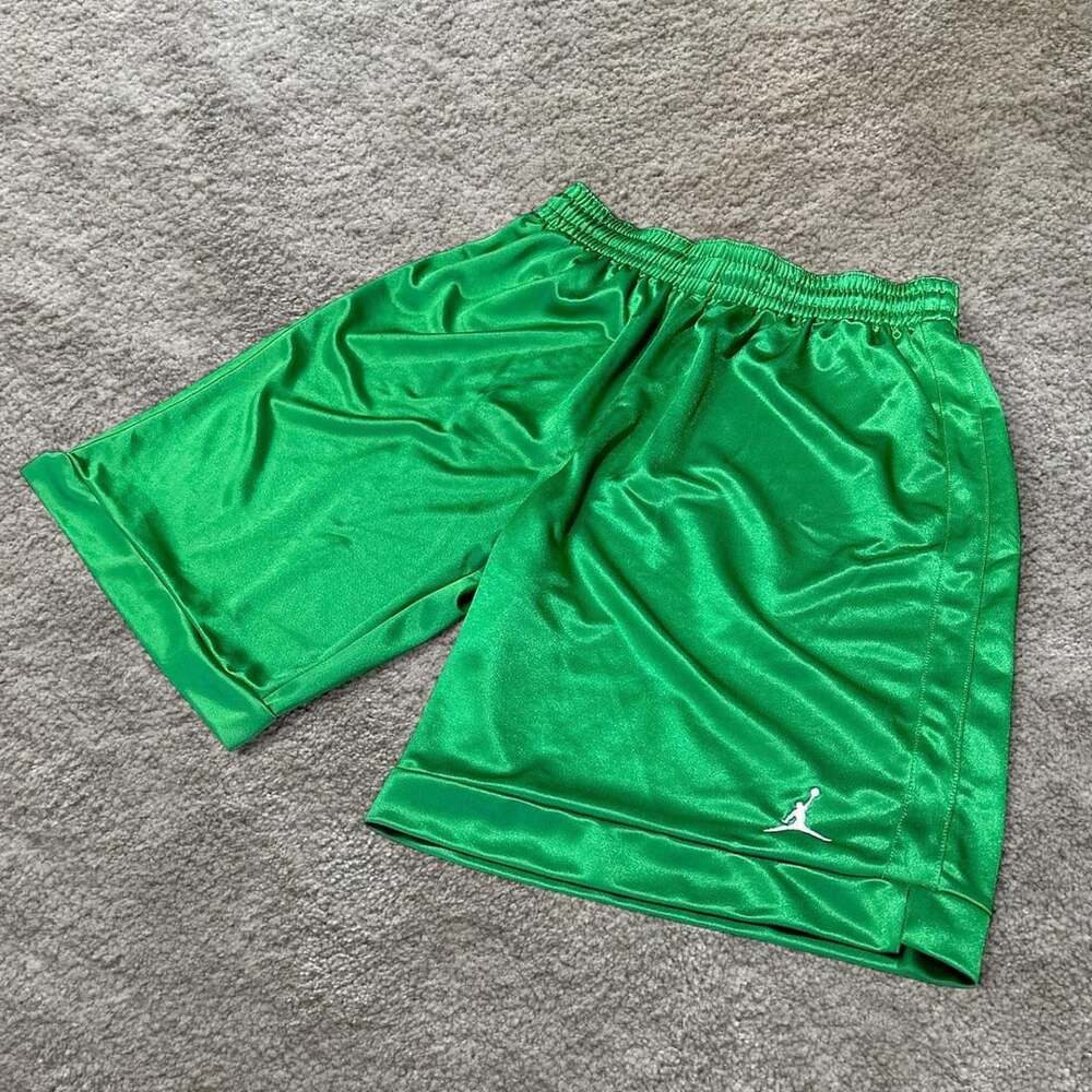 RARE Nike Extra Baggy Large Air Jordan Lucky Green Y2K Court Basketball Shorts